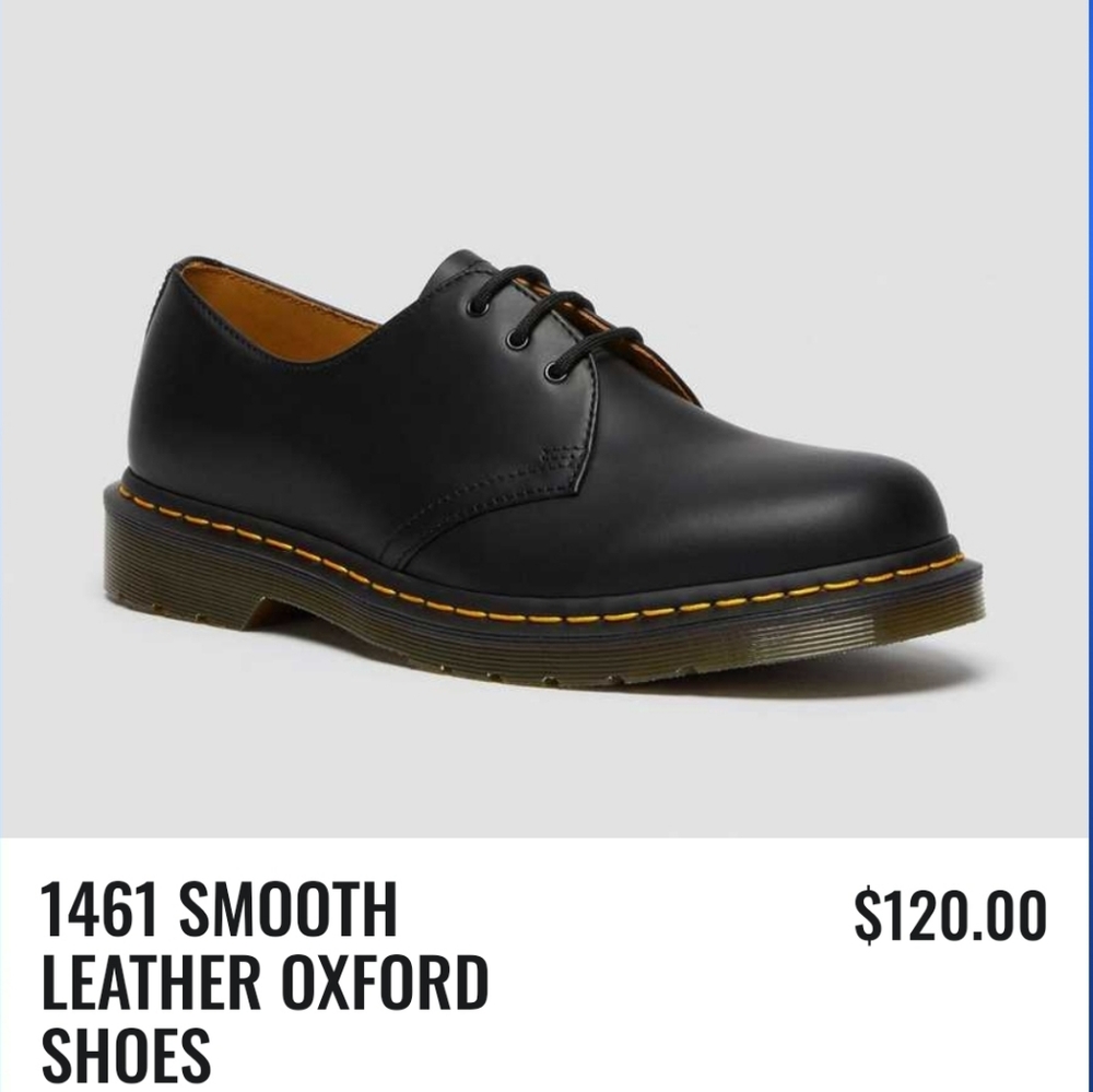 Dr. Martens Leather Oxford Shoes